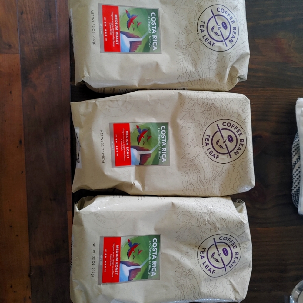 The Coffee Bean and Tea Leaf Costa Rica medium roast ground coffee